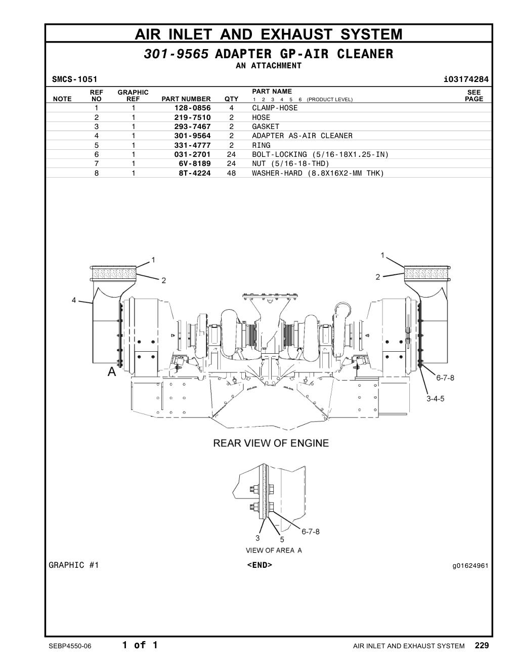 293-7467 GASKET CAT parts manual diagram