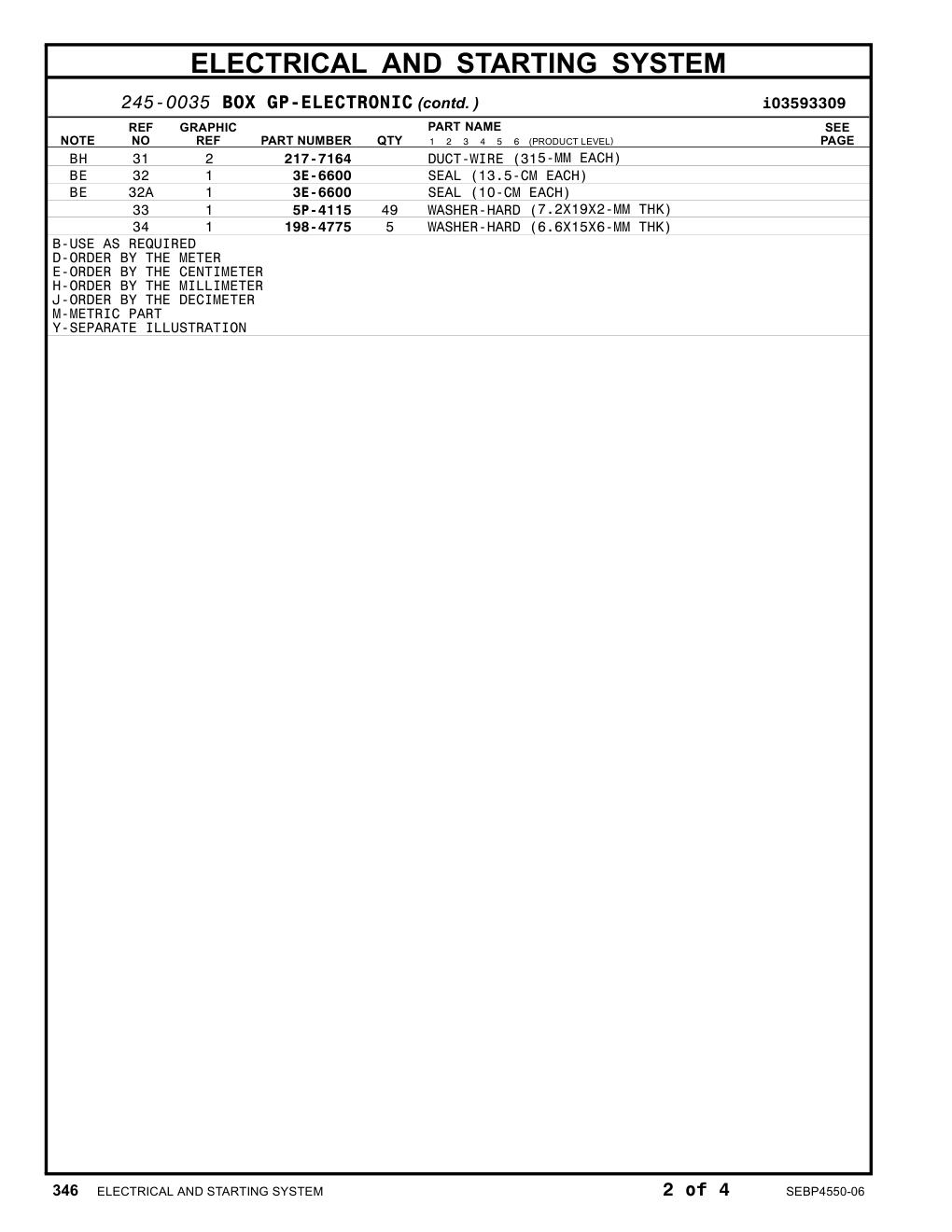 198-4775 WASHER-HARD (6.6X15X6-MM THK) CAT parts manual diagram