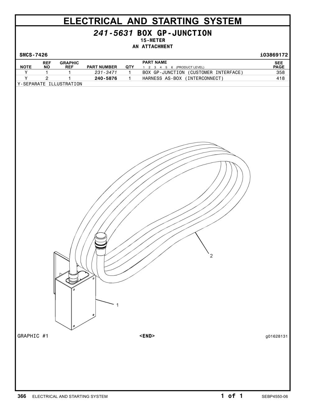 240-5876 - HARNESS AS-BOX (INTERCONNECT)