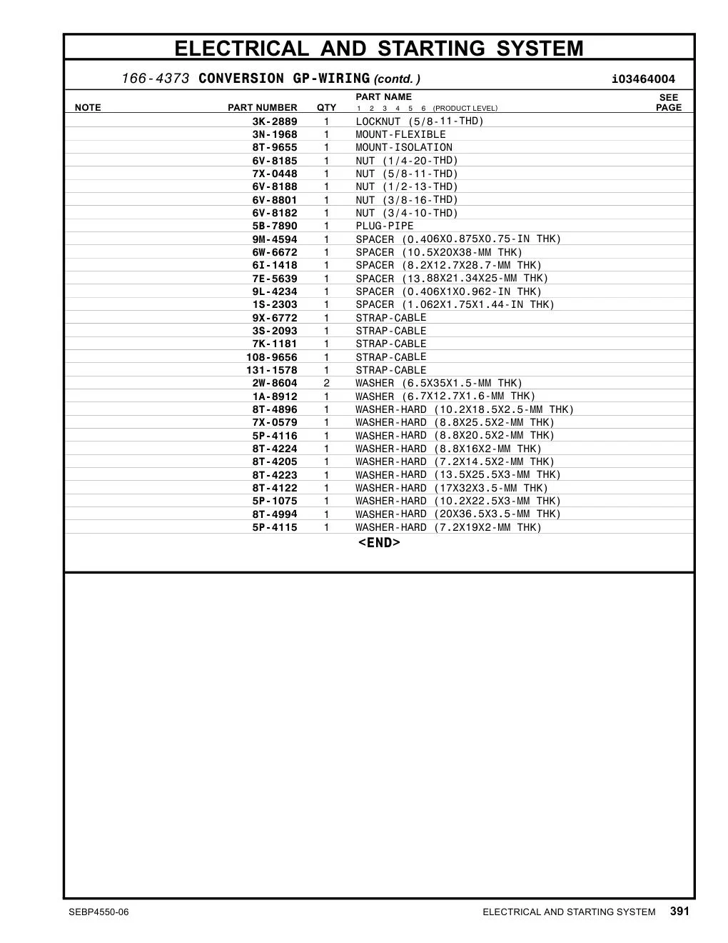 6W-6672 - SPACER (10.5X20X38-MM THK)