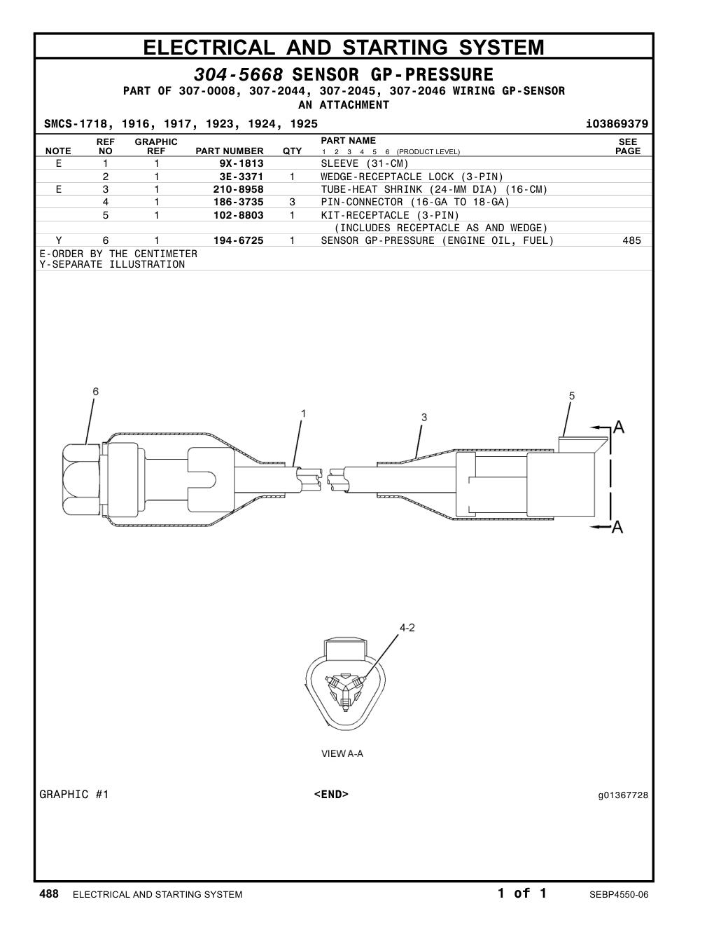 194-6725 - SENSOR GP