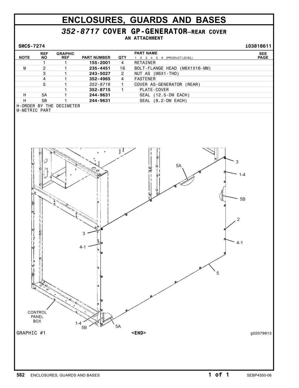 352-4965 FASTENER CAT parts manual diagram