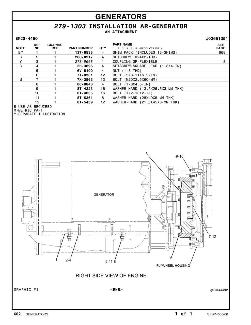 2H-3896 SETSCREW-SQUARE HEAD (1-8X4-IN) CAT parts manual diagram