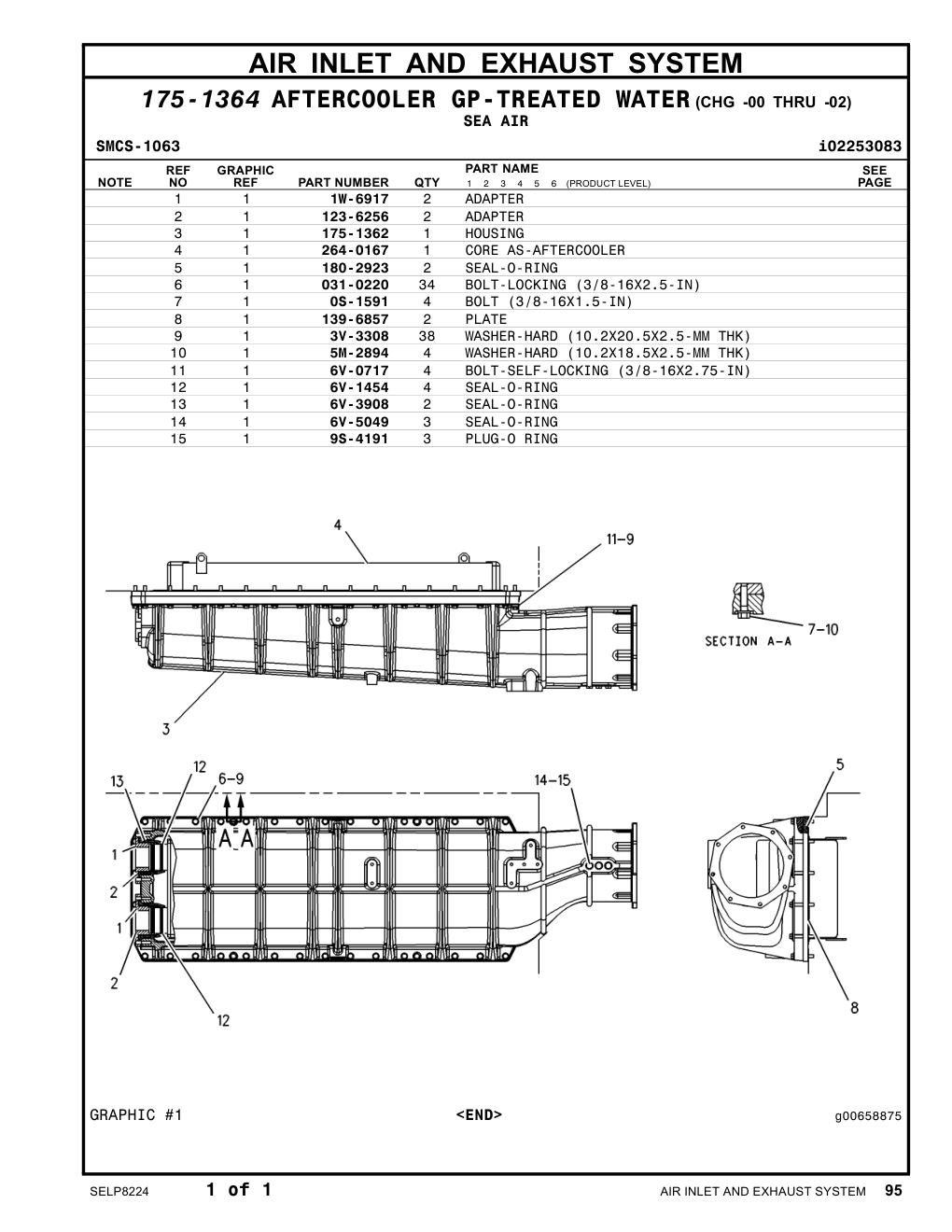 123-6256 ADAPTER CAT parts manual diagram