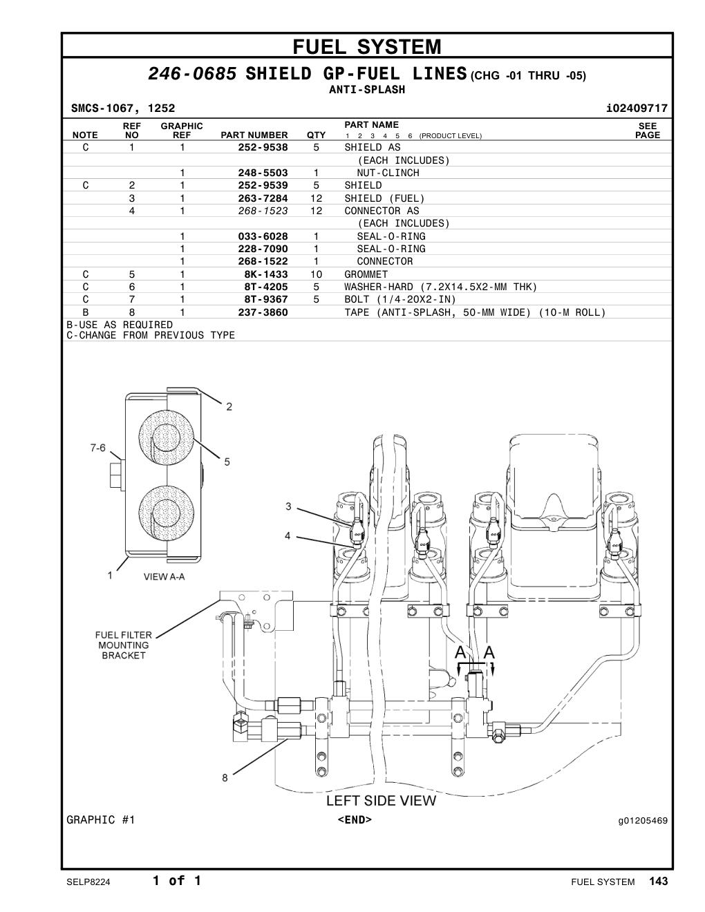 228-7090 SEAL-O-RING CAT parts manual diagram