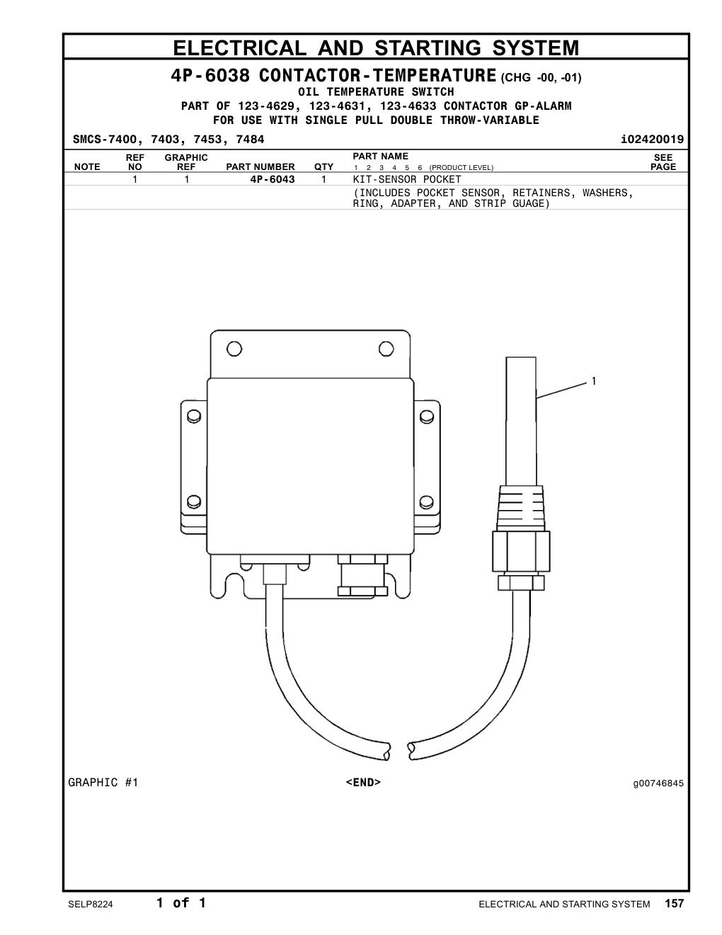 4P-6043 - KIT-SENSOR POCKET
