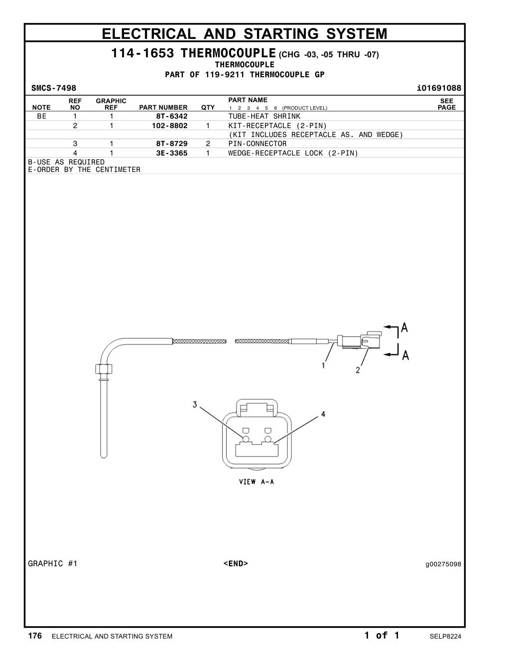 8T-6342 - TUBE-HEAT SHRINK