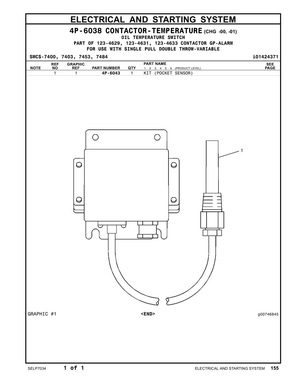 4P-6043 - KIT-SENSOR POCKET