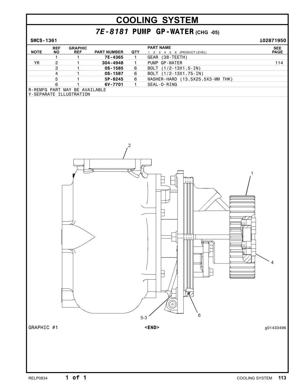 6V-7701 - SEAL-O-RING