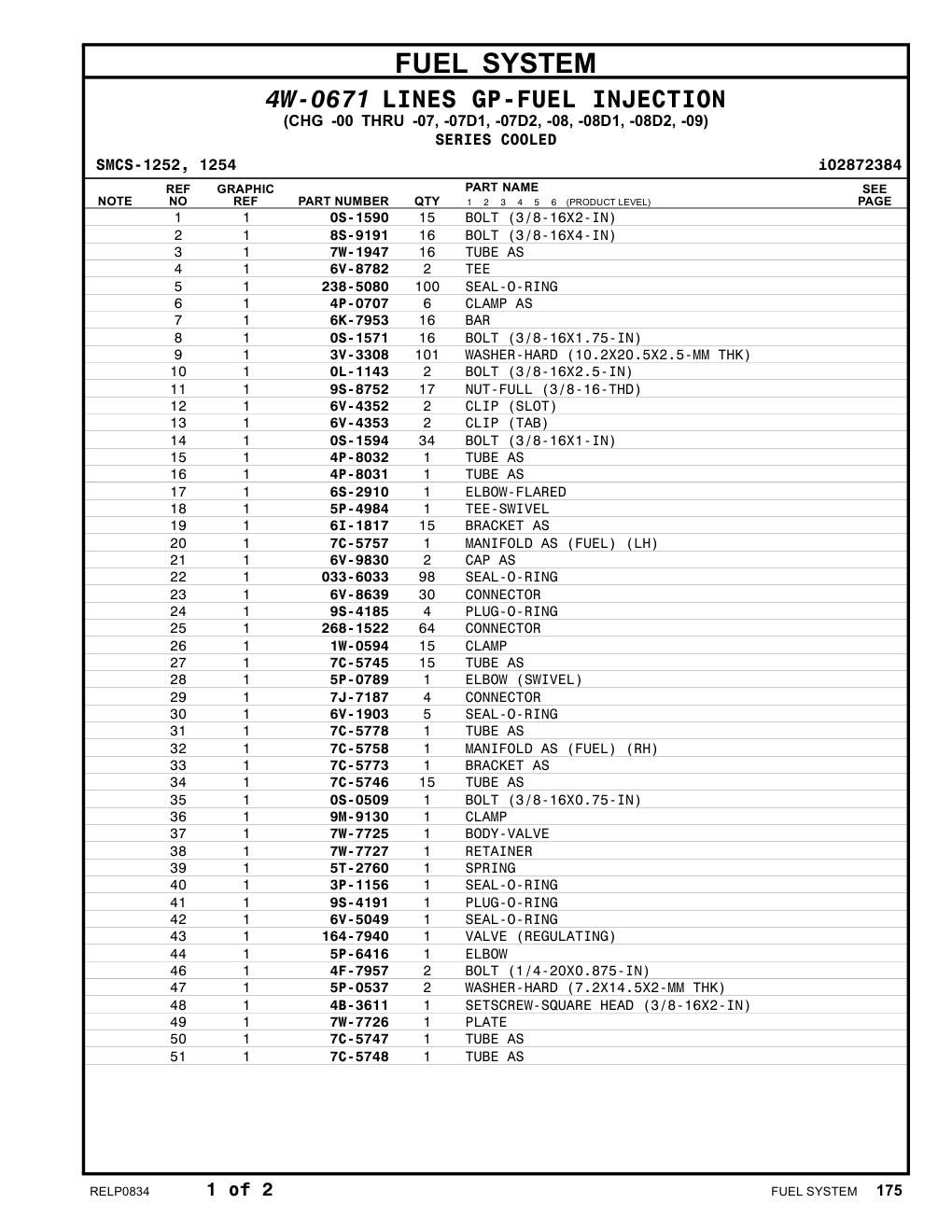 6V-4353 CLIP (TAB) CAT parts manual diagram