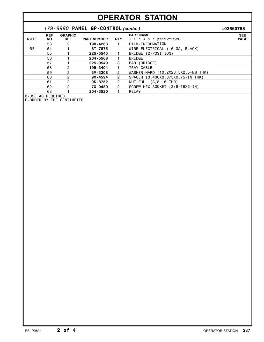 8T-7875 - WIRE-ELECTRICAL (16-GA, BLACK)