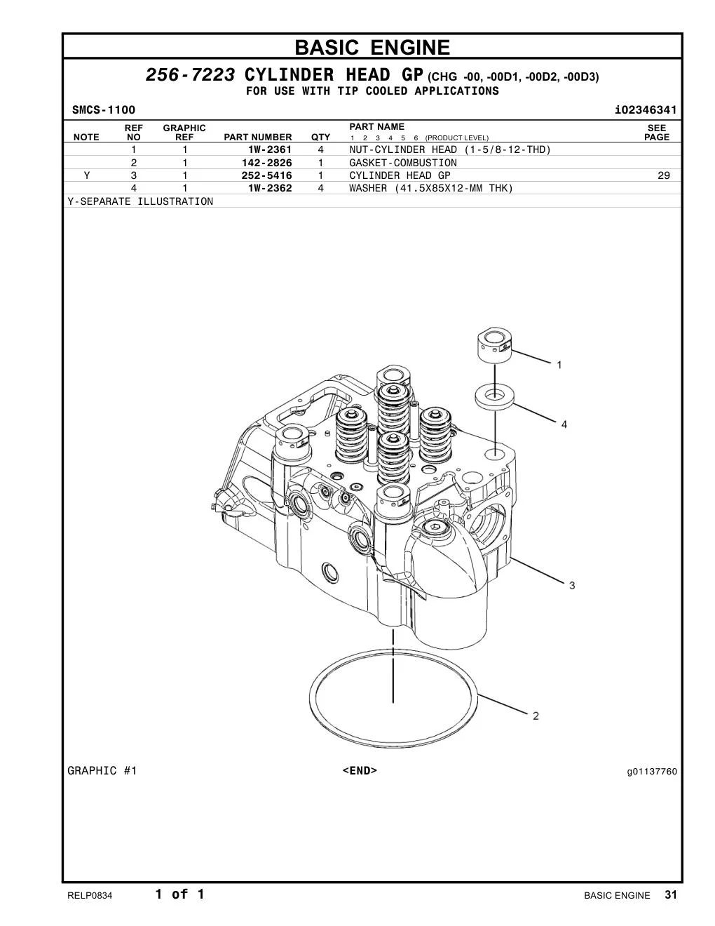 1W-2362 - WASHER (41.5X85X12-MM THK)