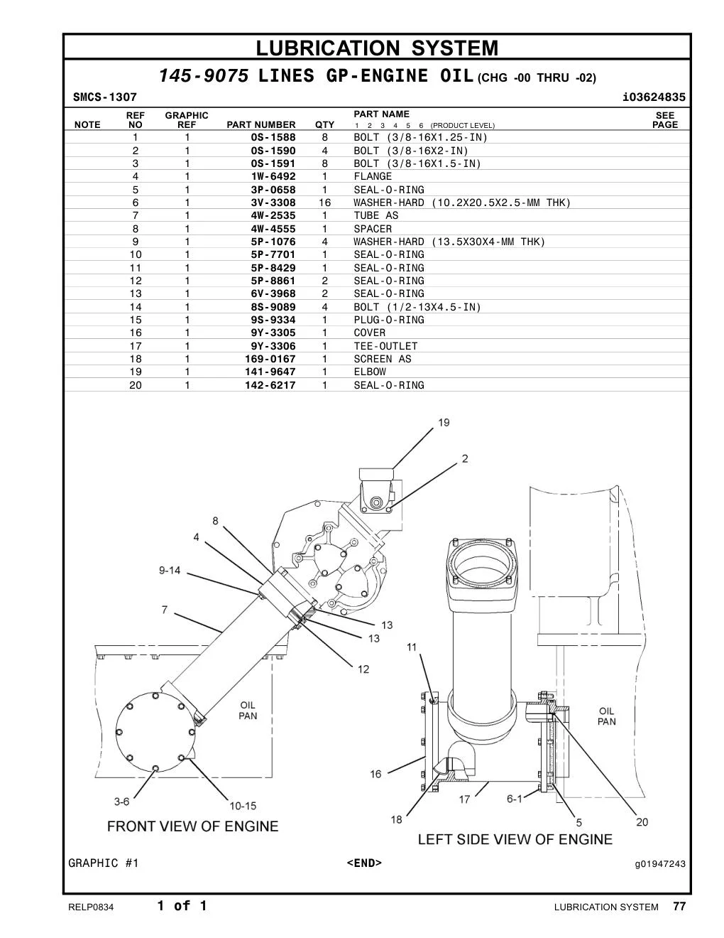 8S-9089 - BOLT (1/2-13X4.5-IN)