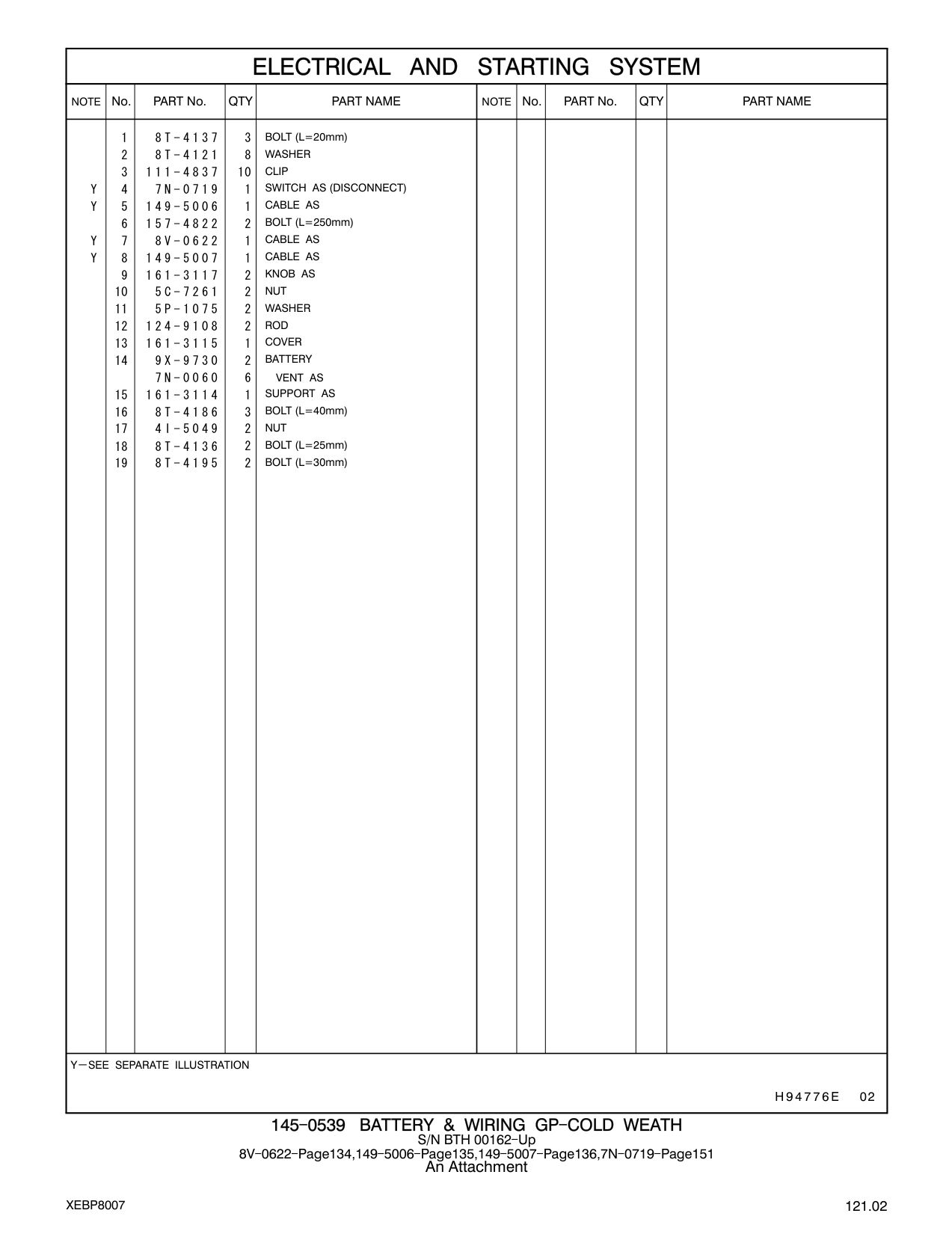 7N-0719 - SWITCH AS (DISCONNECT)