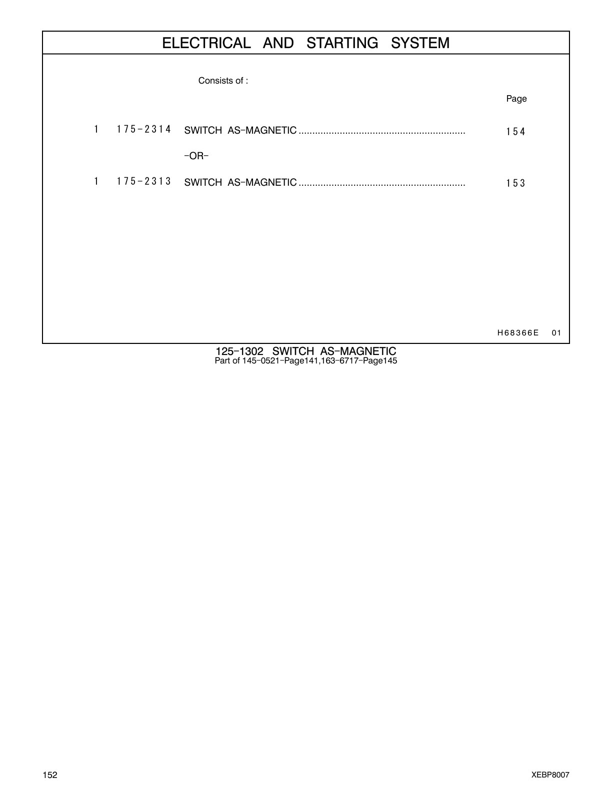 175-2313 - SWITCH AS-MAGNETIC