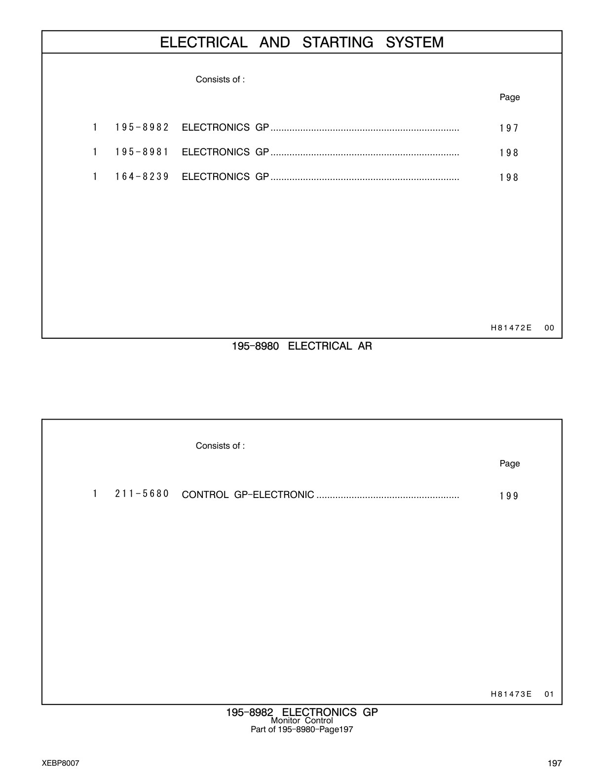 211-5680 CONTROL GP-ELECTRONIC CAT parts manual diagram