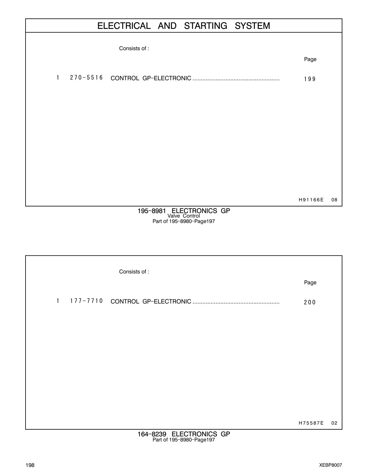 177-7710 CONTROL GP-ELECTRONIC CAT parts manual diagram