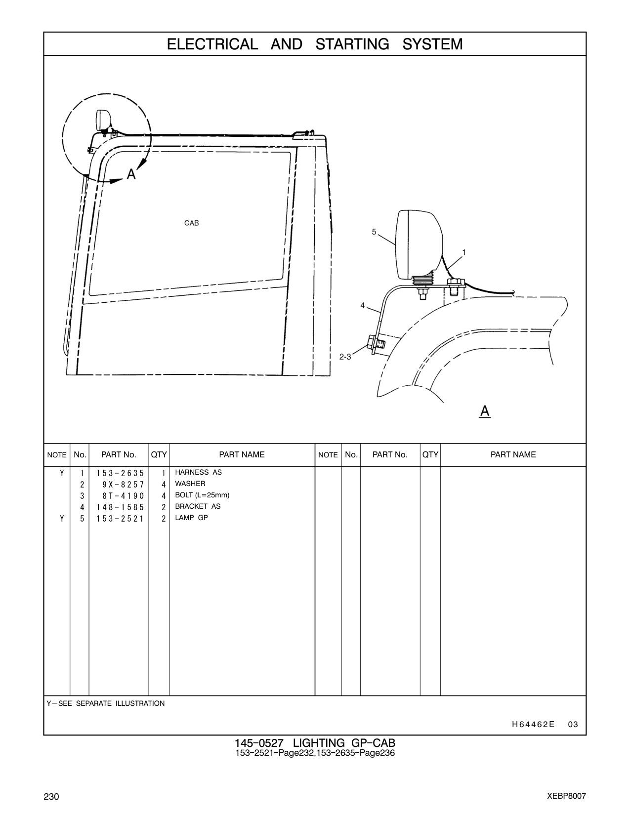 148-1585 BRACKET AS CAT parts manual diagram