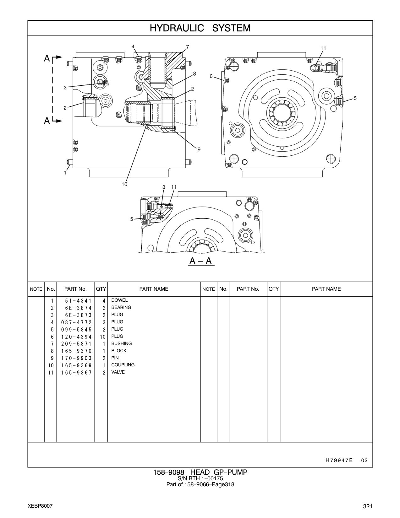 087-4772 PLUG CAT parts manual diagram