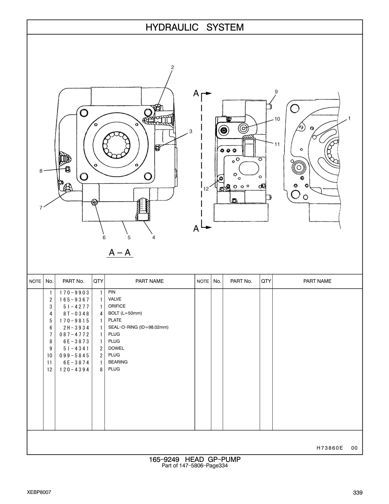 5I-4277 ORIFICE CAT parts manual diagram