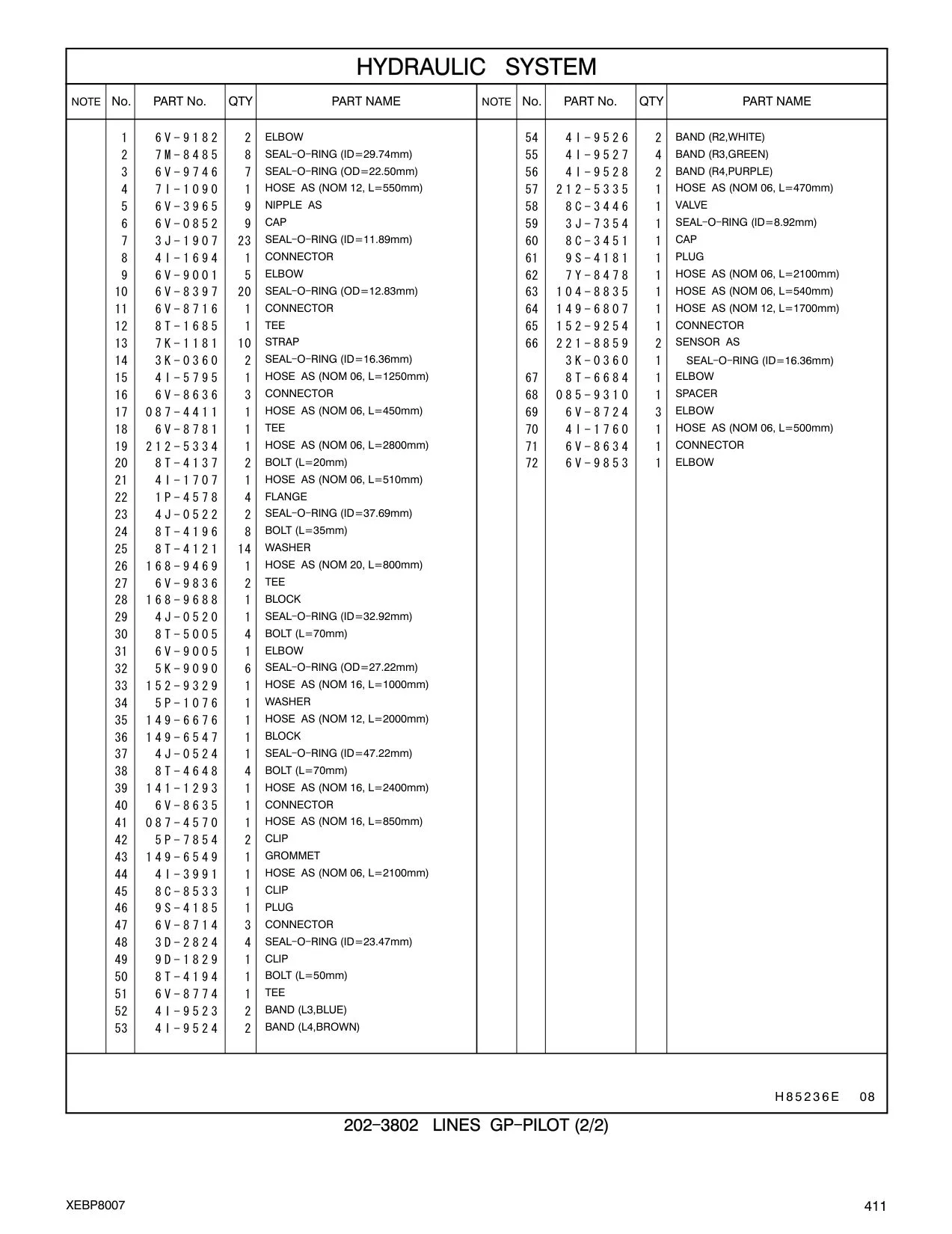 168-9688 BLOCK CAT parts manual diagram