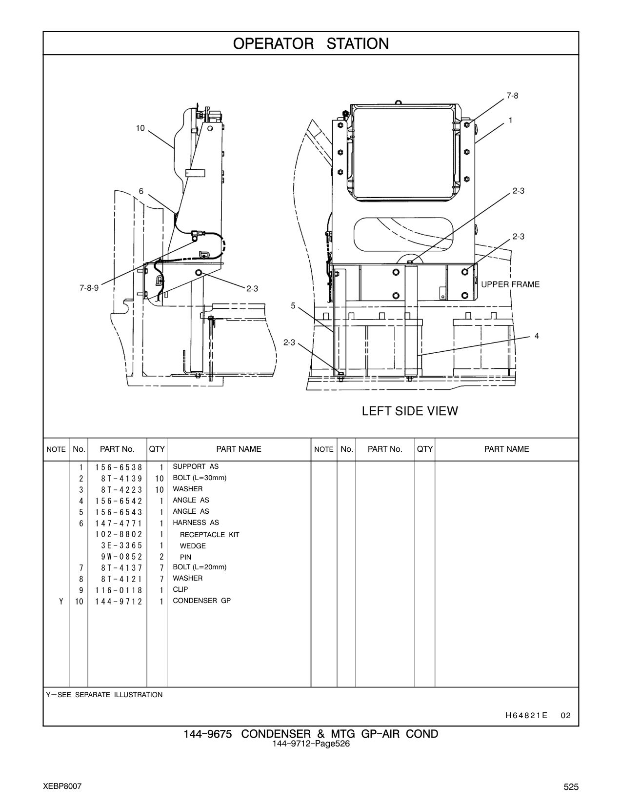 156-6542 ANGLE AS CAT parts manual diagram