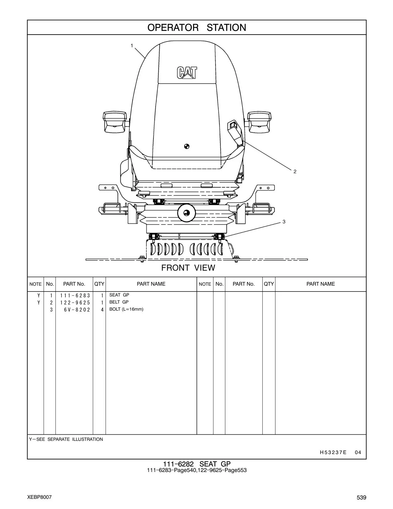 122-9625 - BELT GP