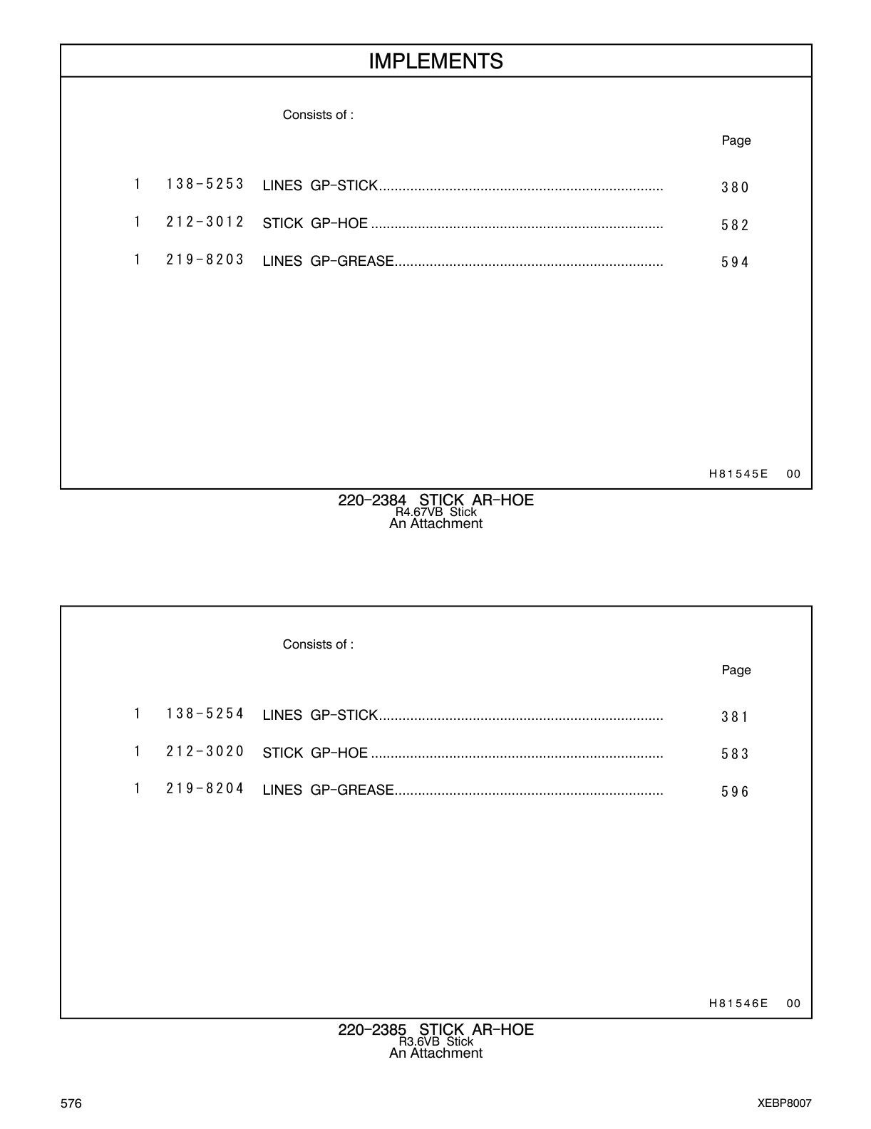 219-8203 - LINES GP-GREASE