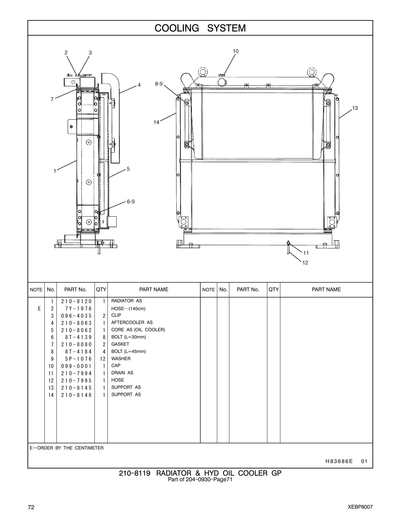 210-7994 DRAIN AS CAT parts manual diagram