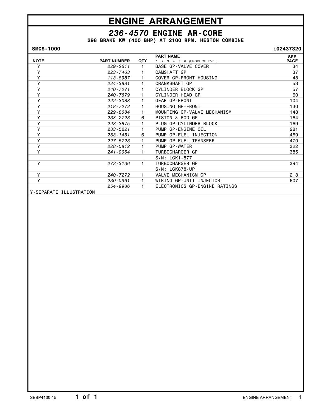 233-5221 PUMP GP-ENGINE OIL CAT parts manual diagram