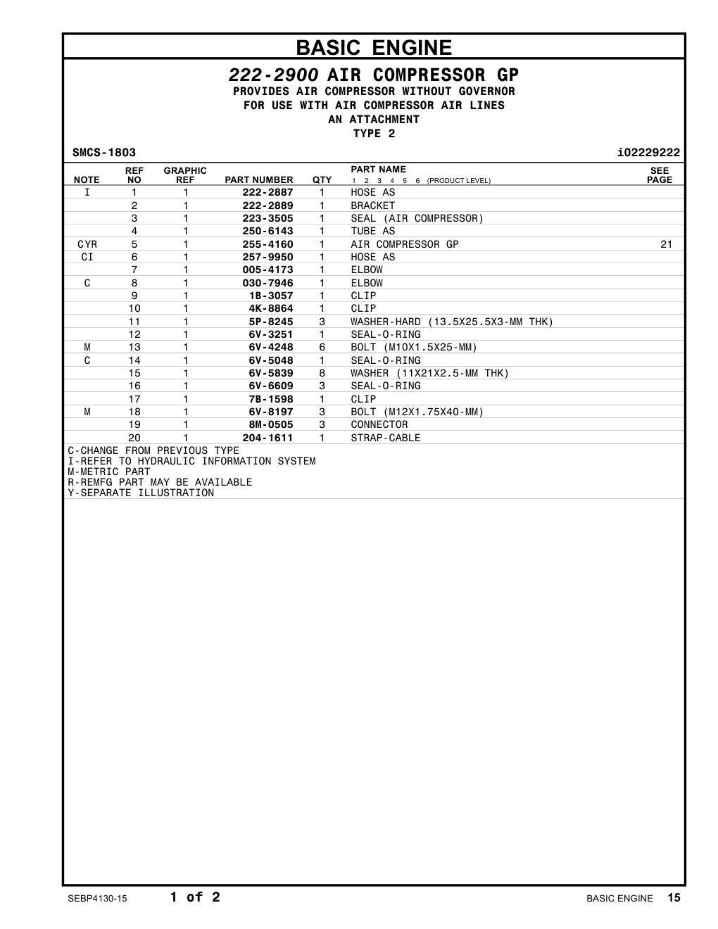 250-6143 TUBE AS CAT parts manual diagram