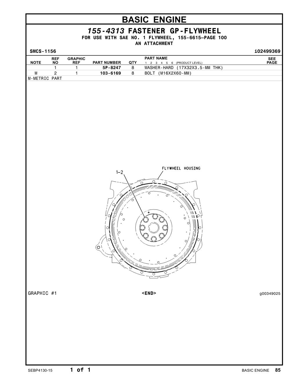 103-6169 - BOLT (M16X2X60-MM)