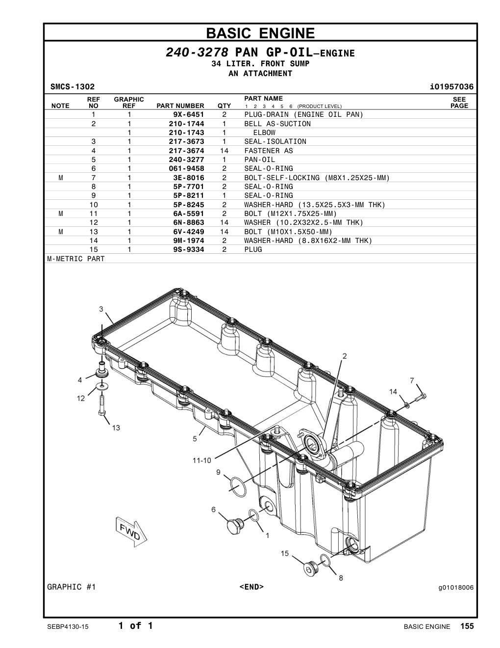 240-3277 PAN-OIL CAT parts manual diagram