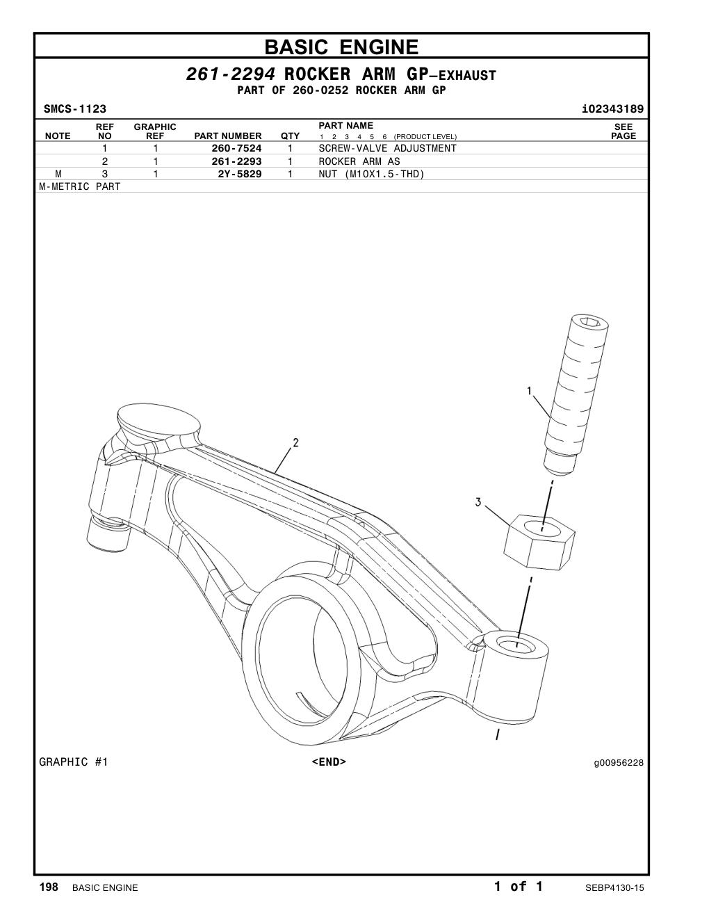 261-2293 - ROCKER ARM AS