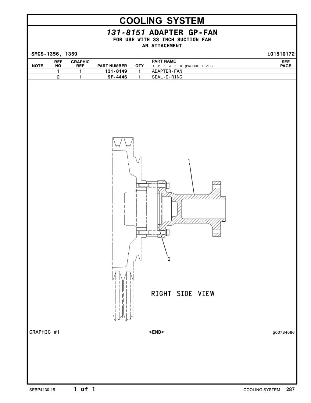 131-8149 - ADAPTER-FAN