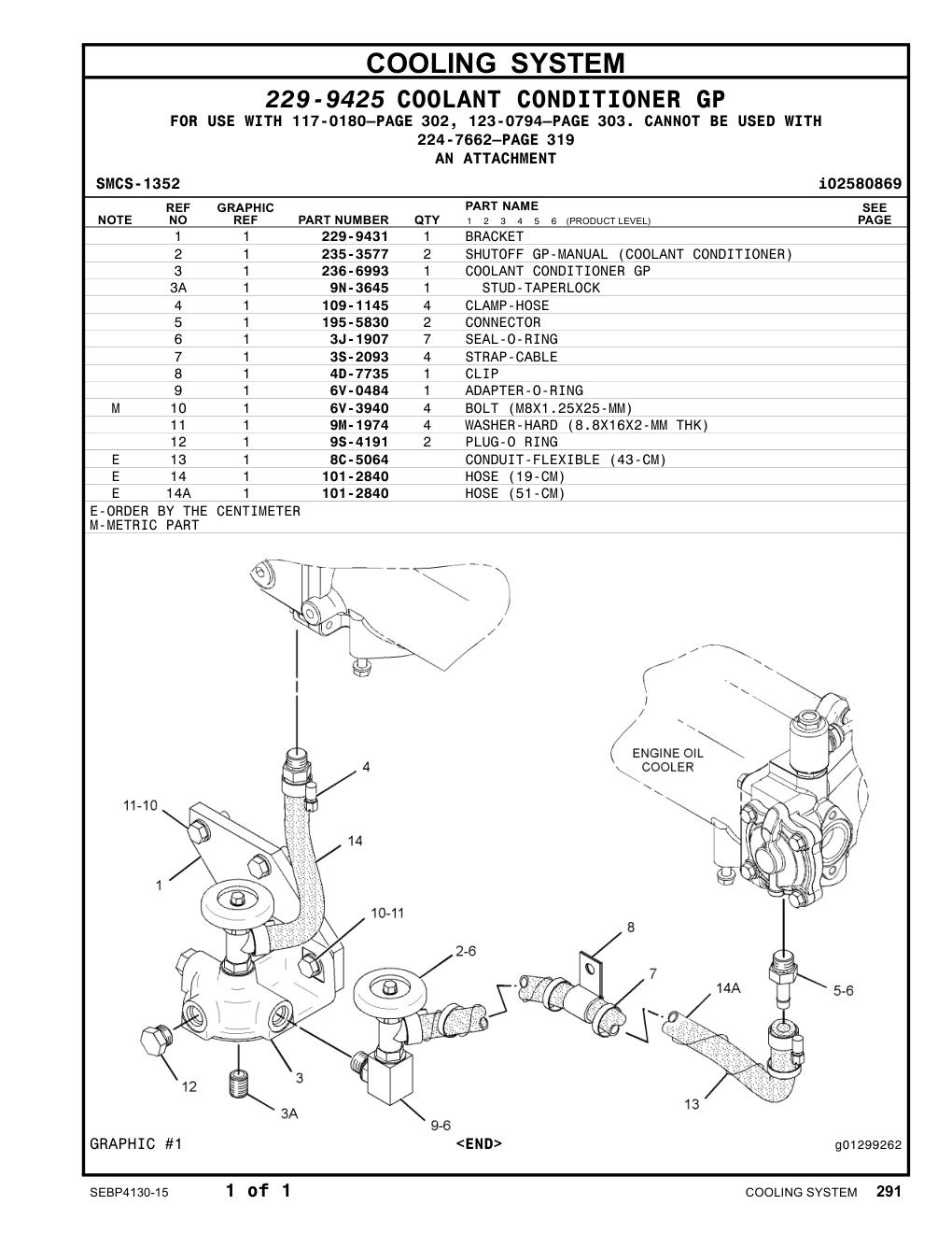 236-6993 COOLANT CONDITIONER GP CAT parts manual diagram