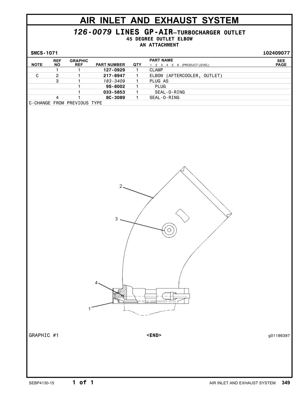 183-3409 PLUG AS CAT parts manual diagram