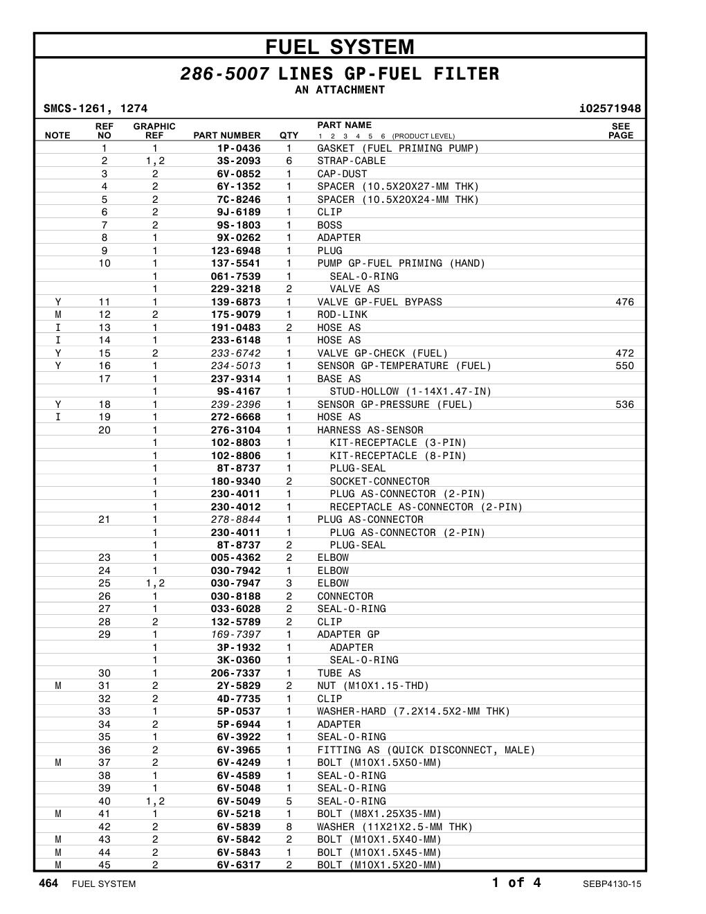 276-3104 HARNESS AS-SENSOR CAT parts manual diagram