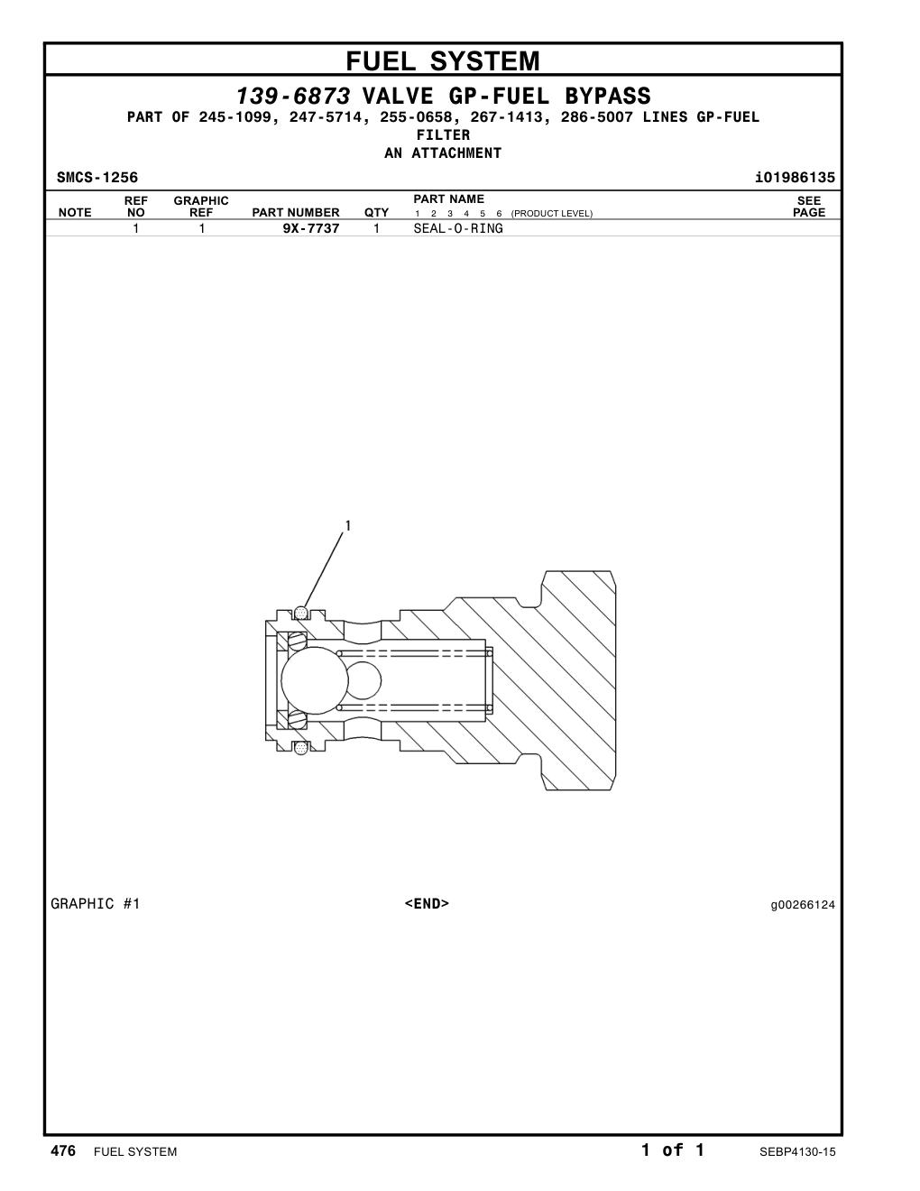 9X-7737 - SEAL-O-RING
