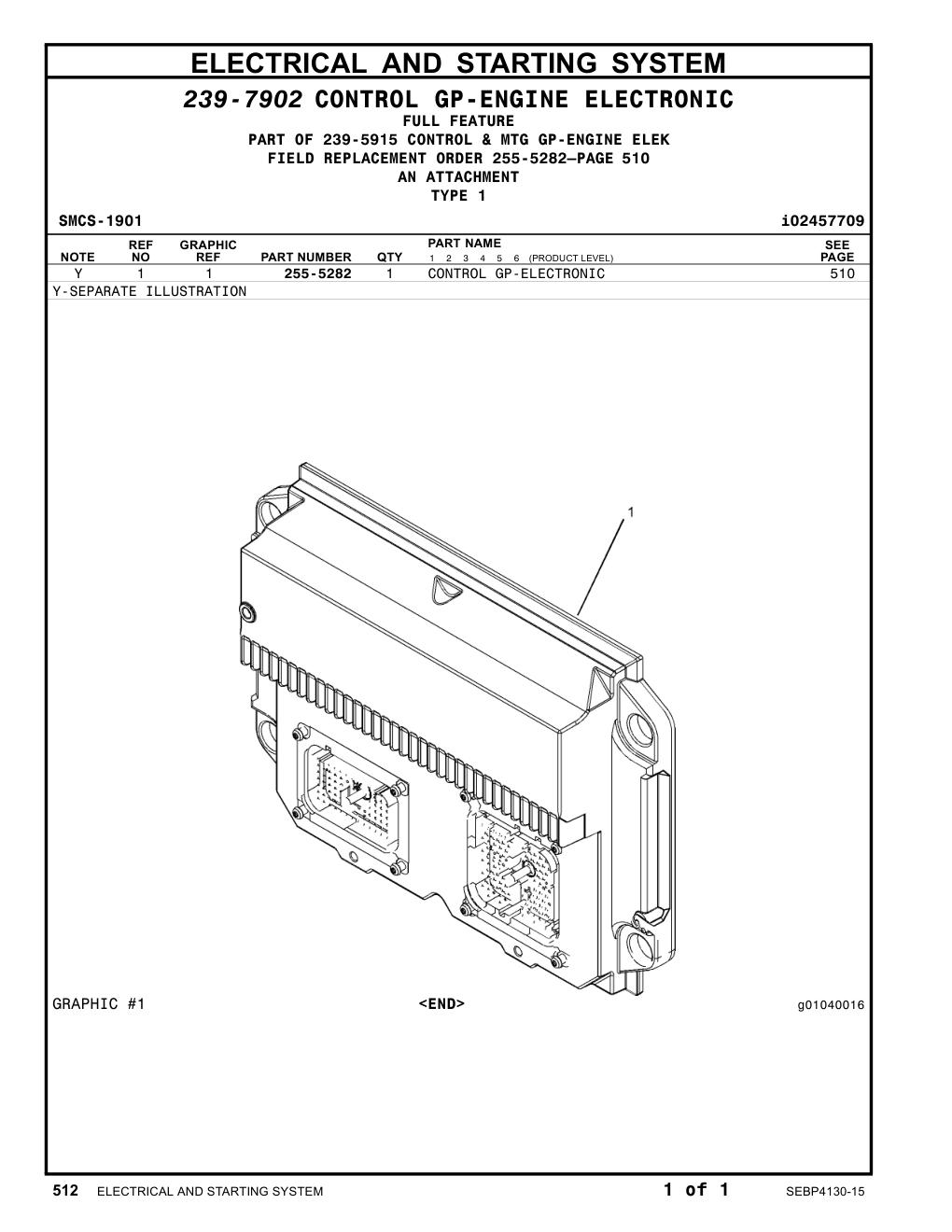 255-5282 - CONTROL GP-ELECTRONIC
