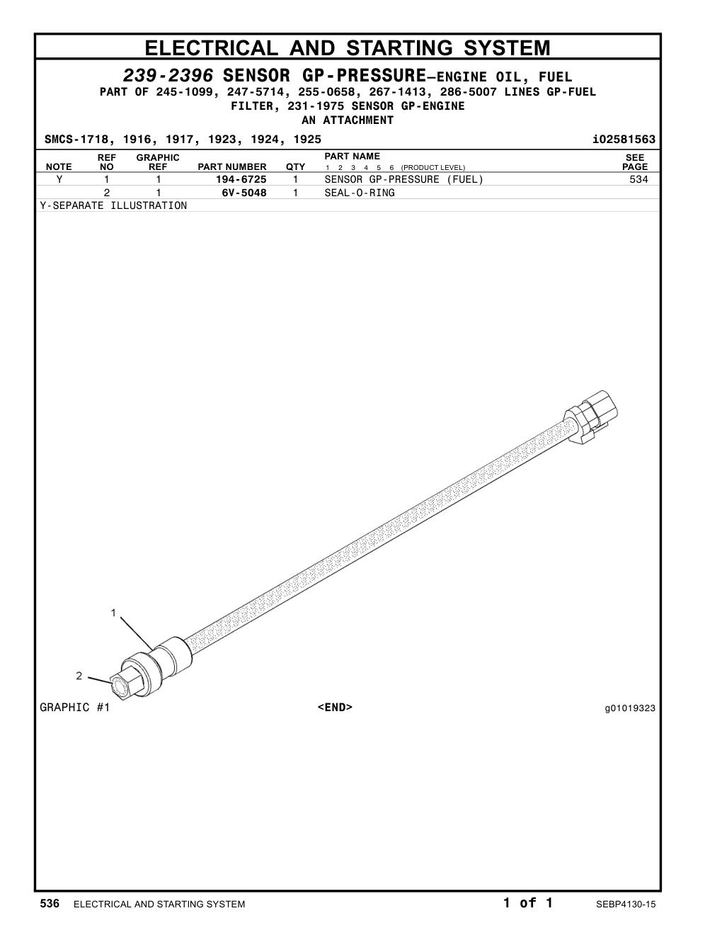 194-6725 - SENSOR GP