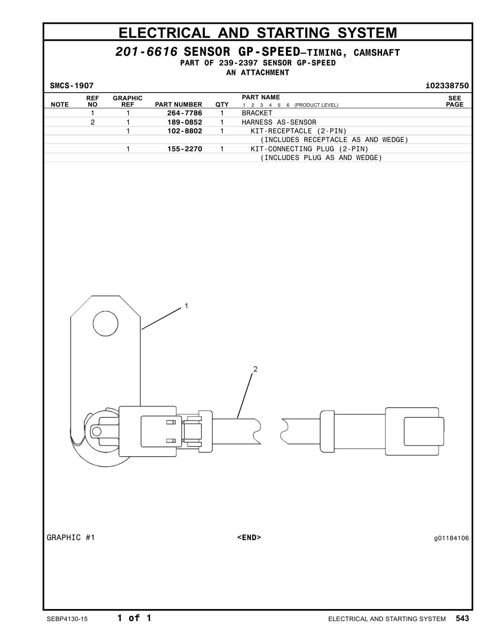 264-7786 BRACKET CAT parts manual diagram
