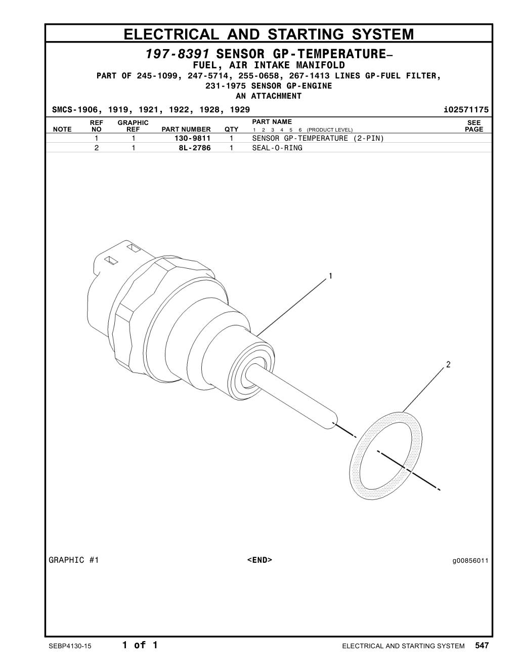 130-9811 - SENSOR GP