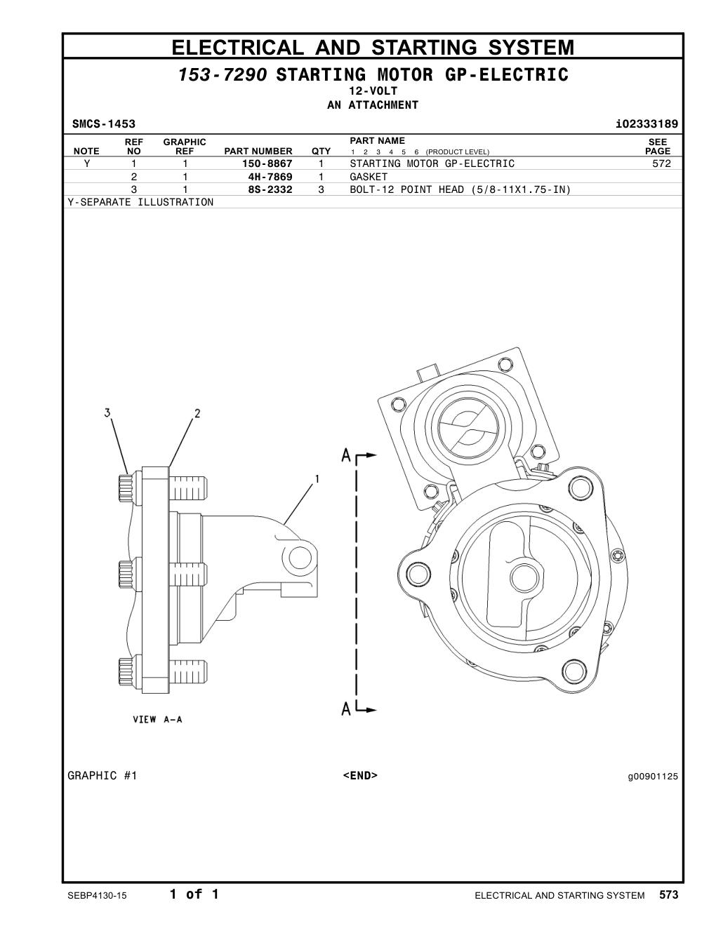 150-8867 - STARTING MOTOR GP-ELECTRIC