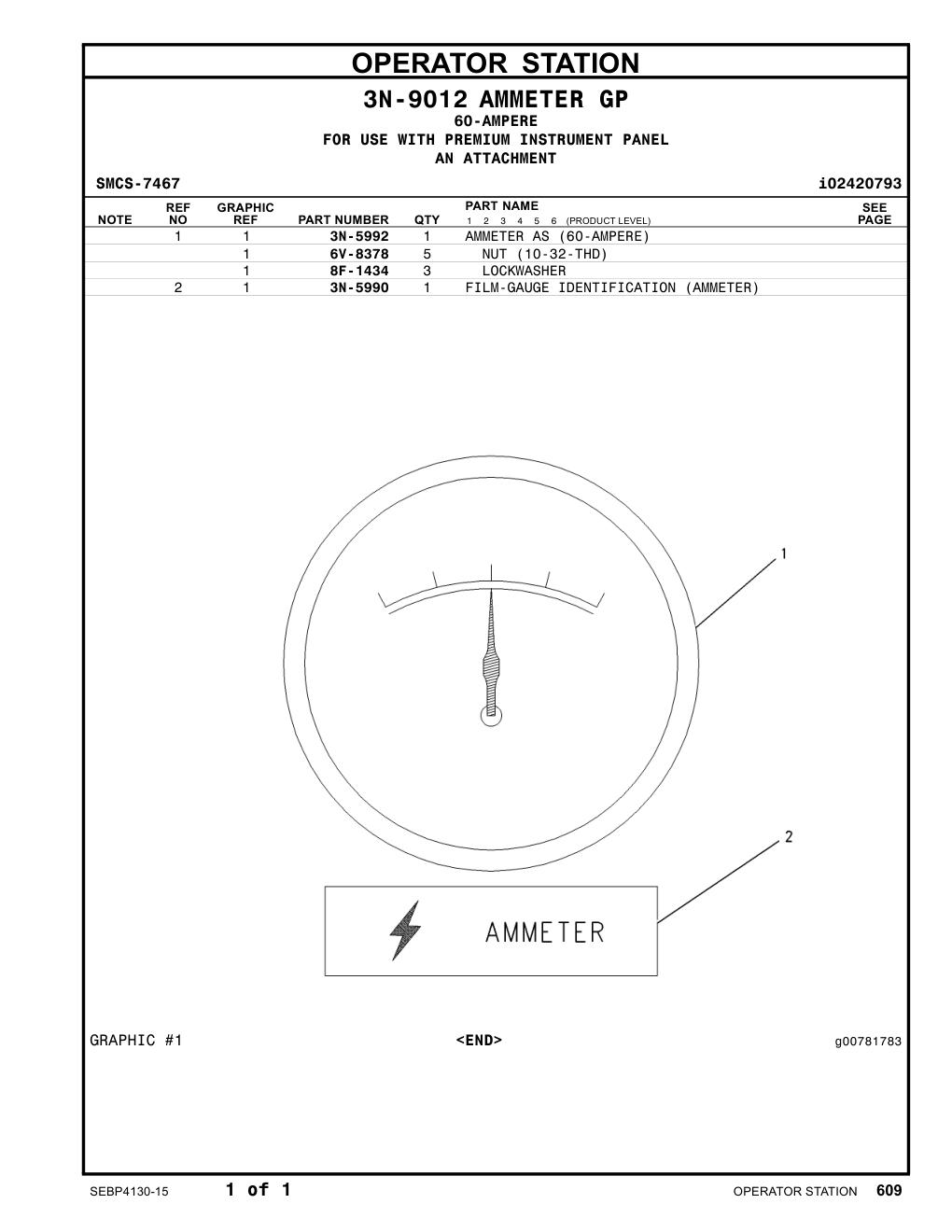 3N-5992 - AMMETER