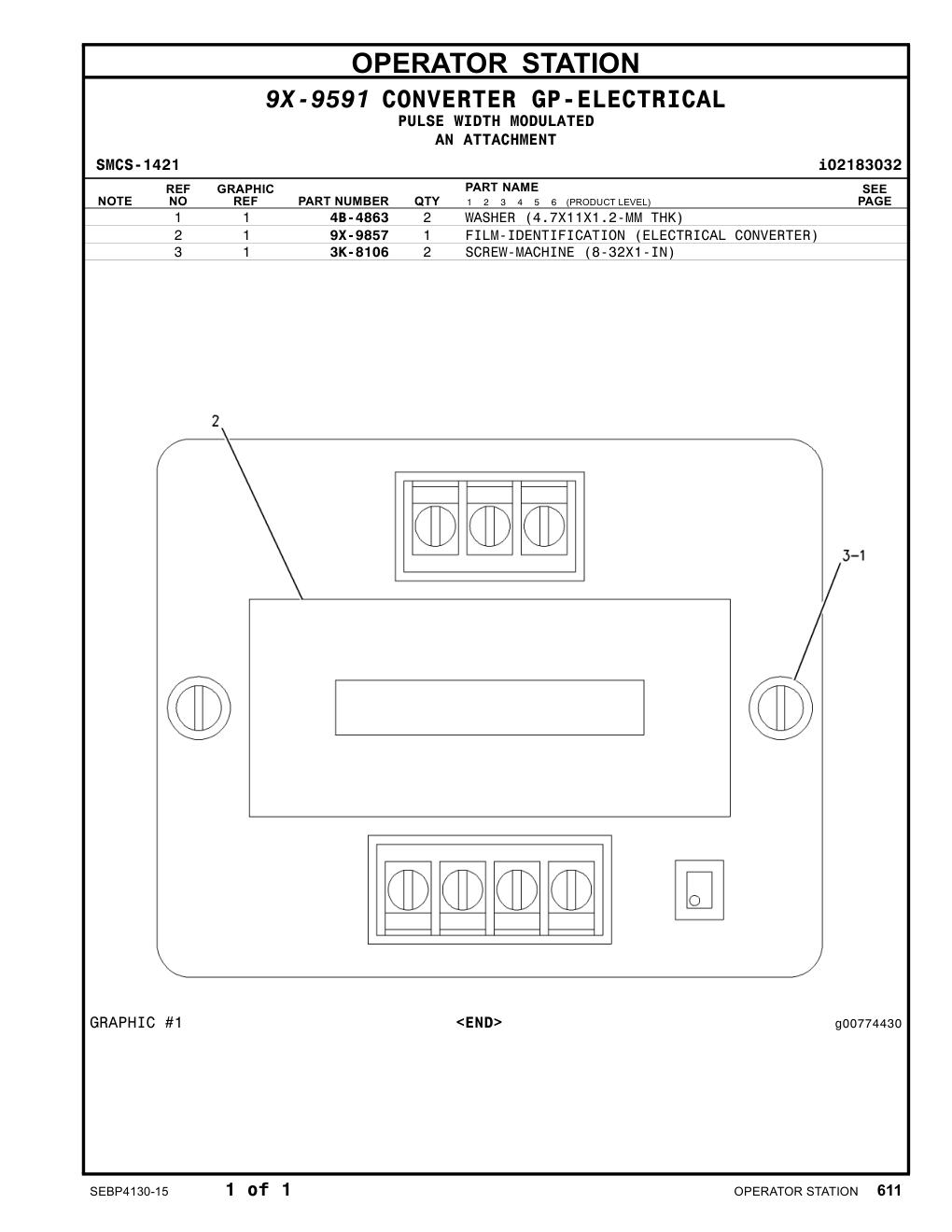 3K-8106 - SCREW-MACHINE (8-32X1-IN)
