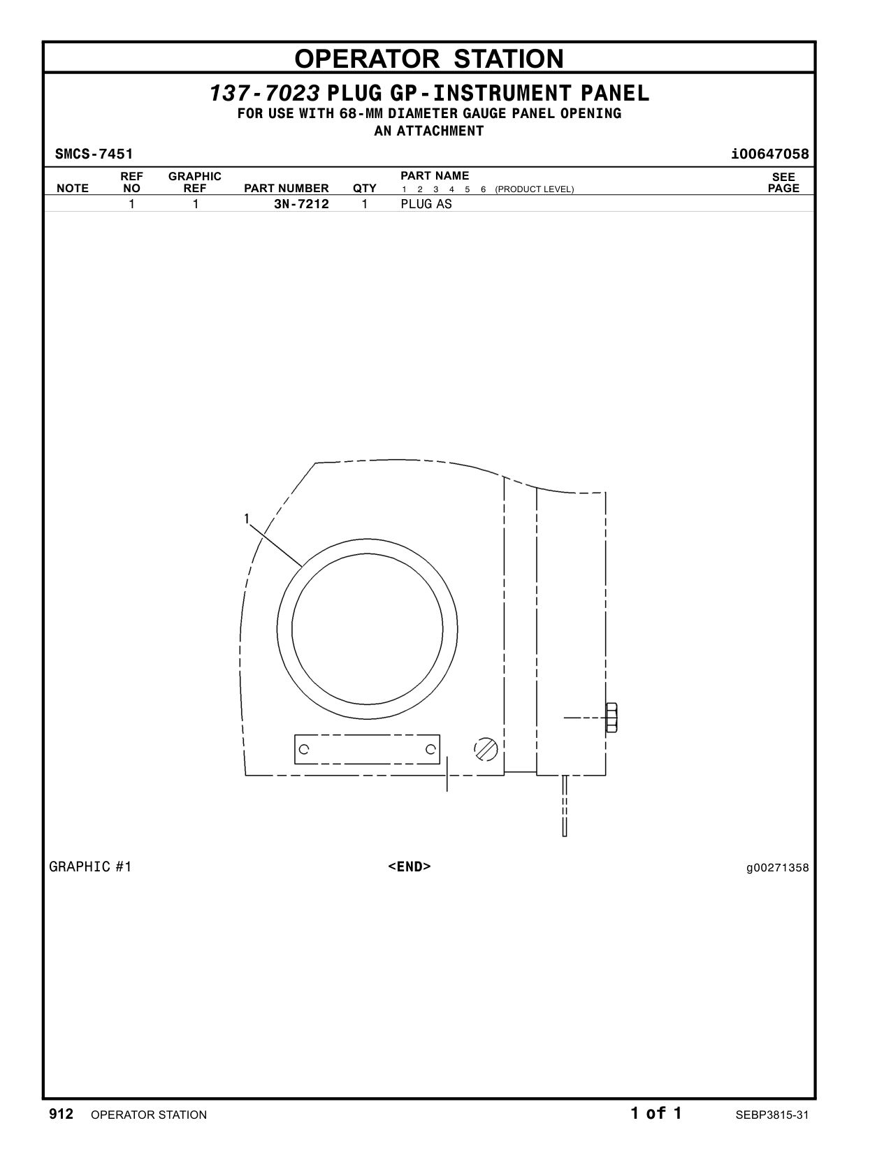 3N-7212 - PLUG AS