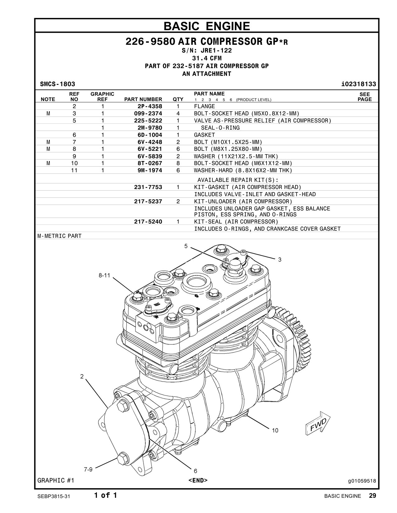 6V-5839 - WASHER (11X21X2.5-MM THK)