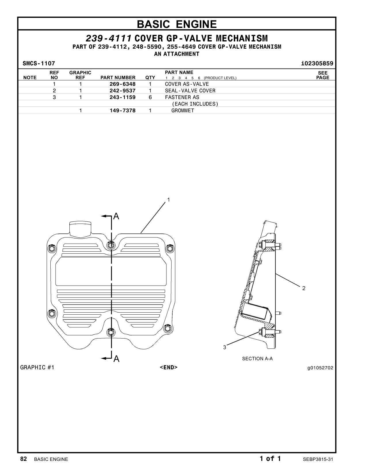 269-6348 - COVER AS-VALVE