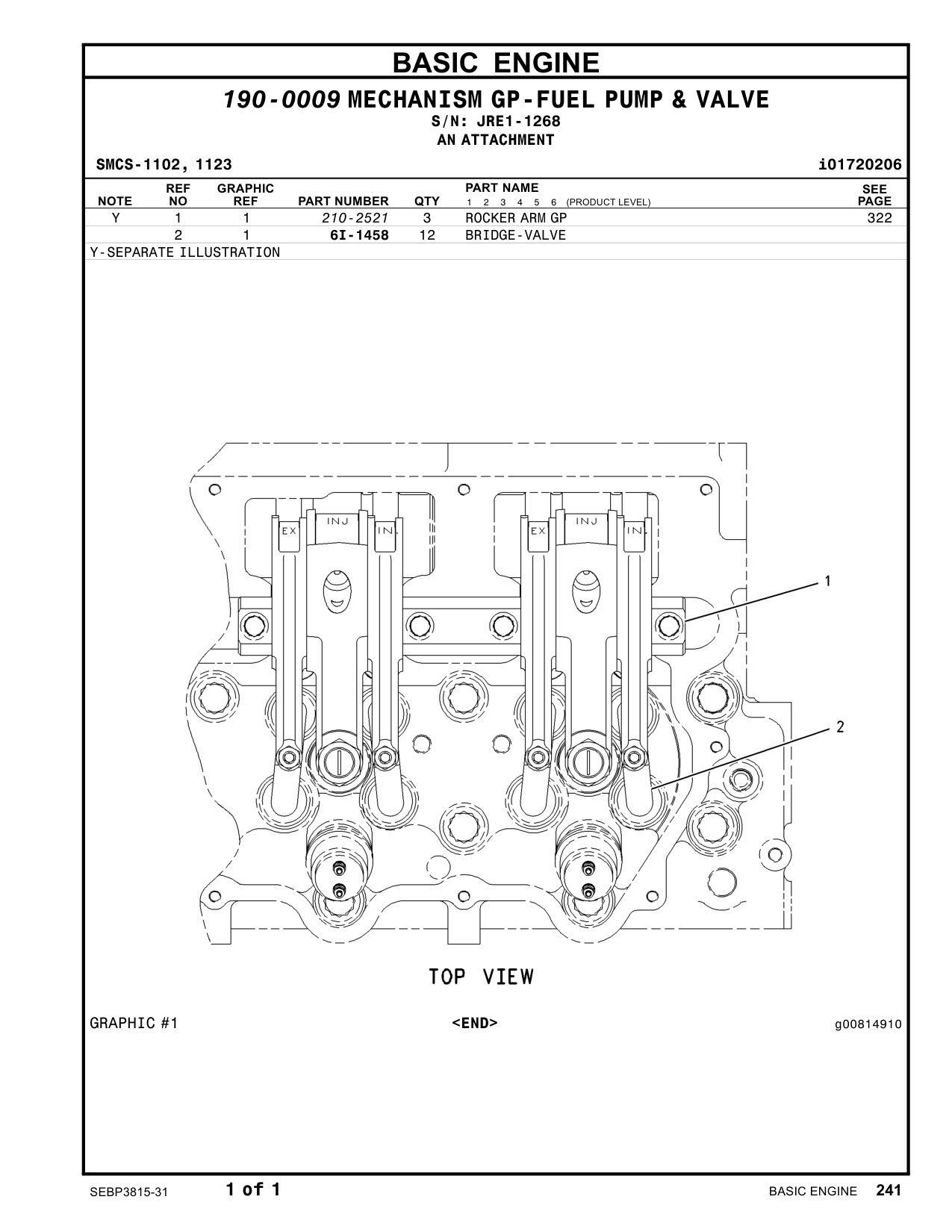 210-2521 - ROCKER ARM GP